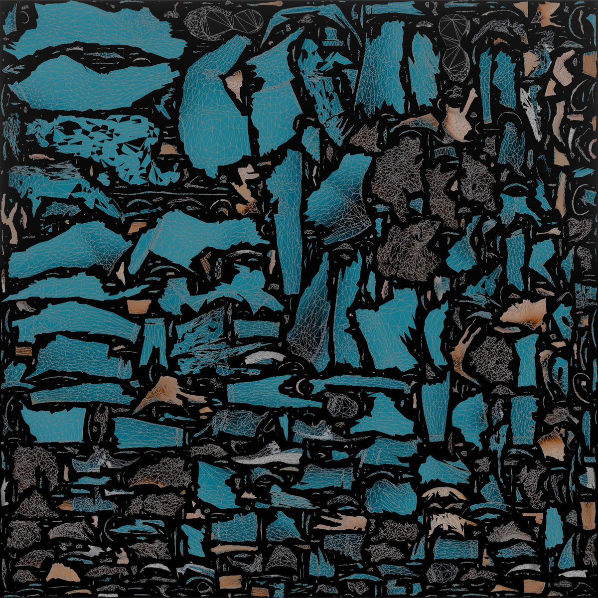 Physique Model Woman Standing In A Confident Wide Stance, Hands On Hips - UV layout, base color map