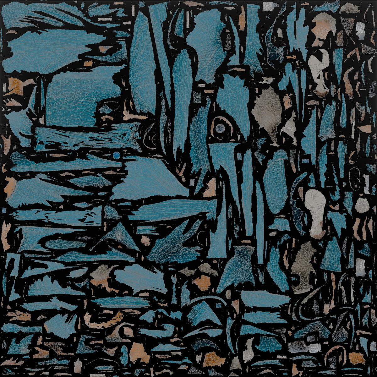 Spa Client Woman Standing Holding A Small Water Bottle, Post-treatment - UV layout, base color map