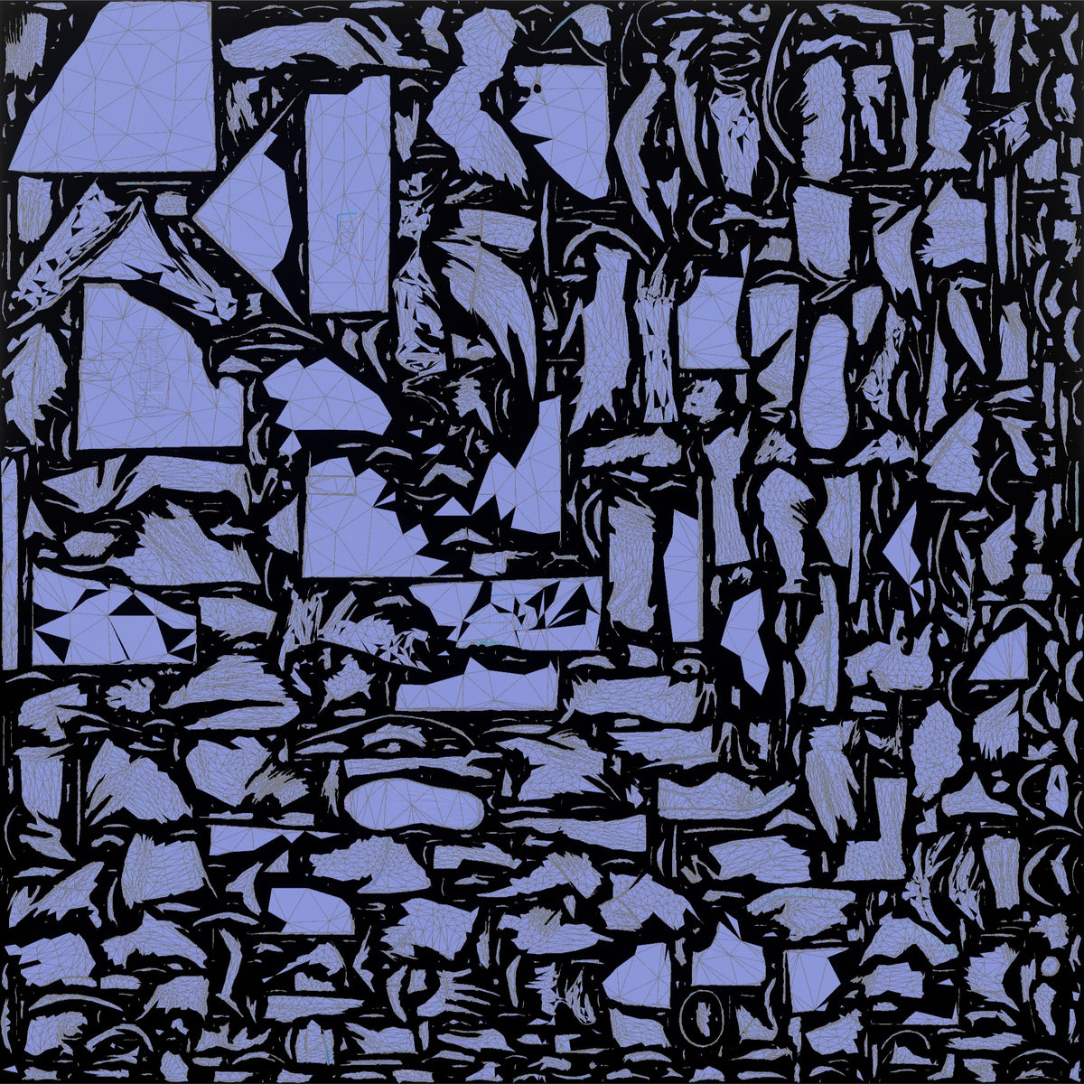 Man Carrying Cardboard Box - UV layout, normal map
