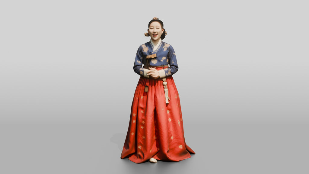 Opera Soprano Singing in Hanbok