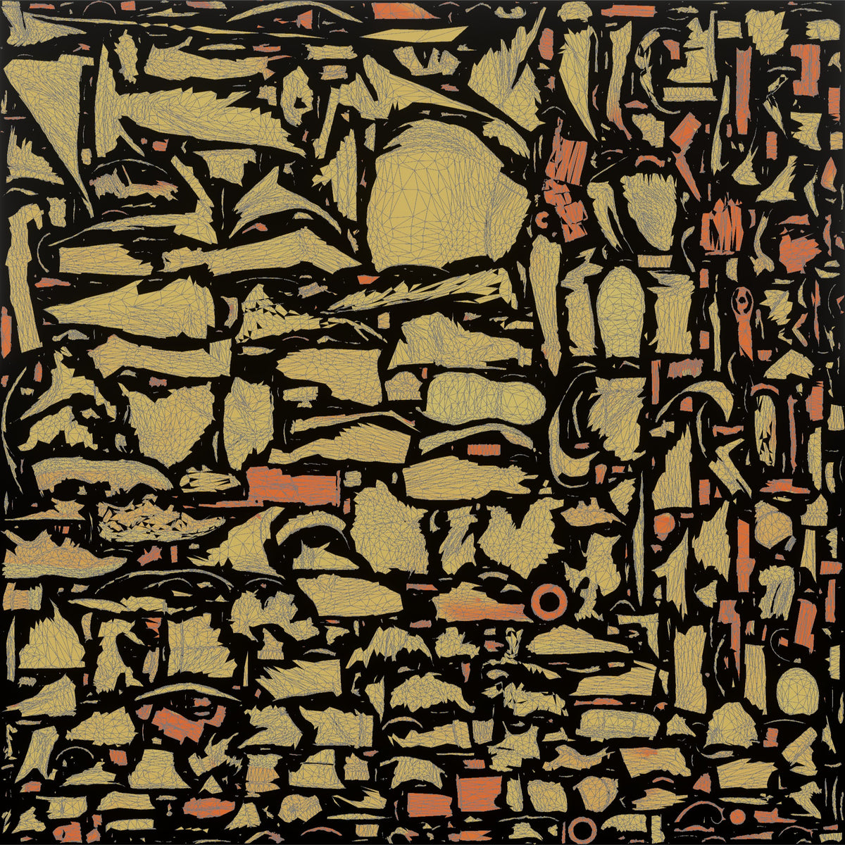 Son Holding A Water Gun Pointed Slightly Upward - UV layout, metallic roughness map