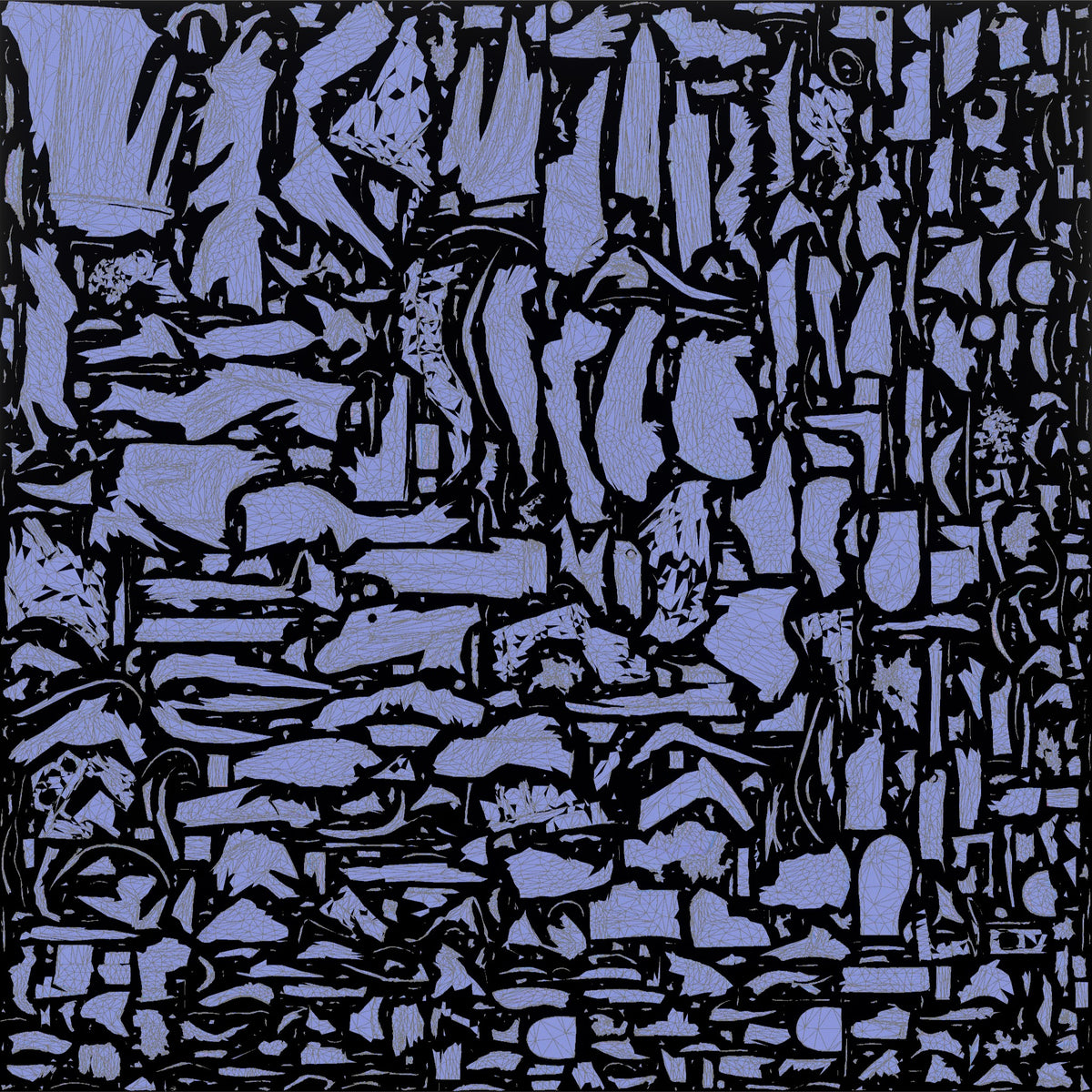 Mechanic Holding a Chrome Muffler - UV layout, normal map