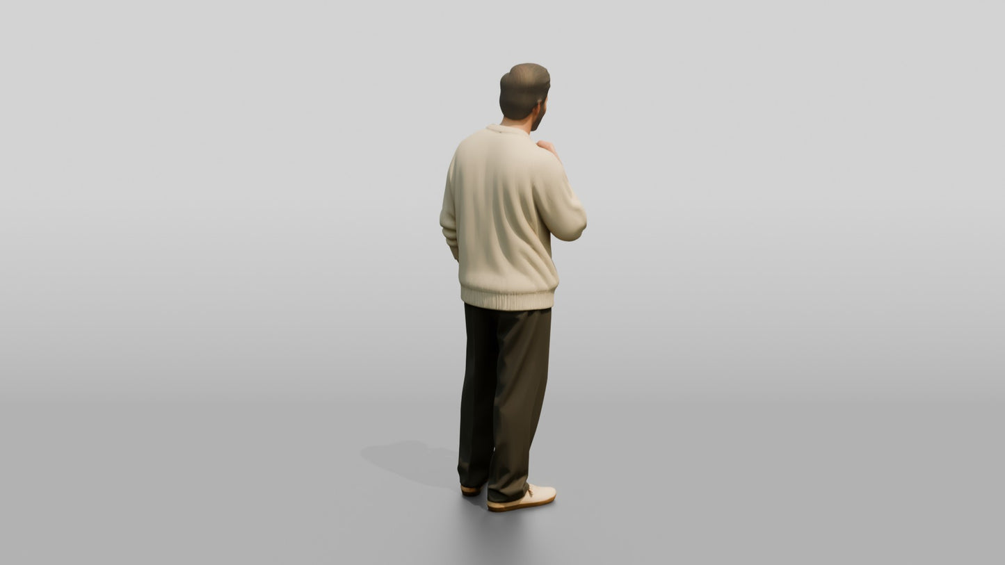 Cozy Oversized Casual Man 05