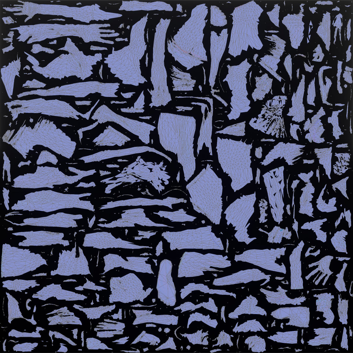Bodyweight Athlete Man In A Low Lunge With A Twist - UV layout, normal map