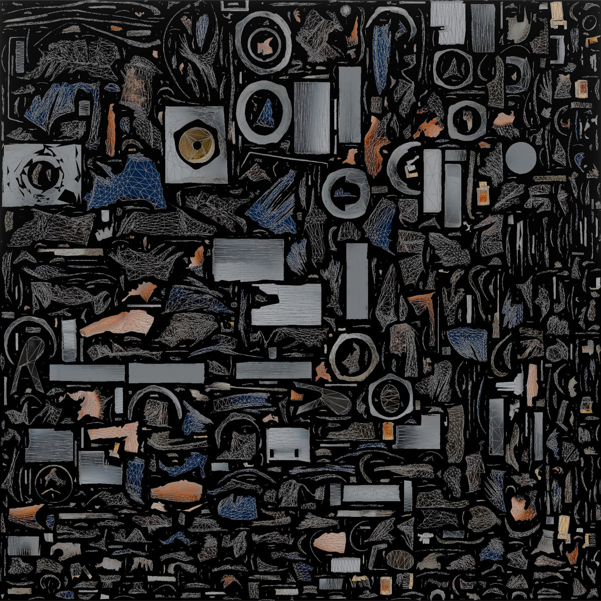 Construction Worker Woman 69 - UV layout, base color map