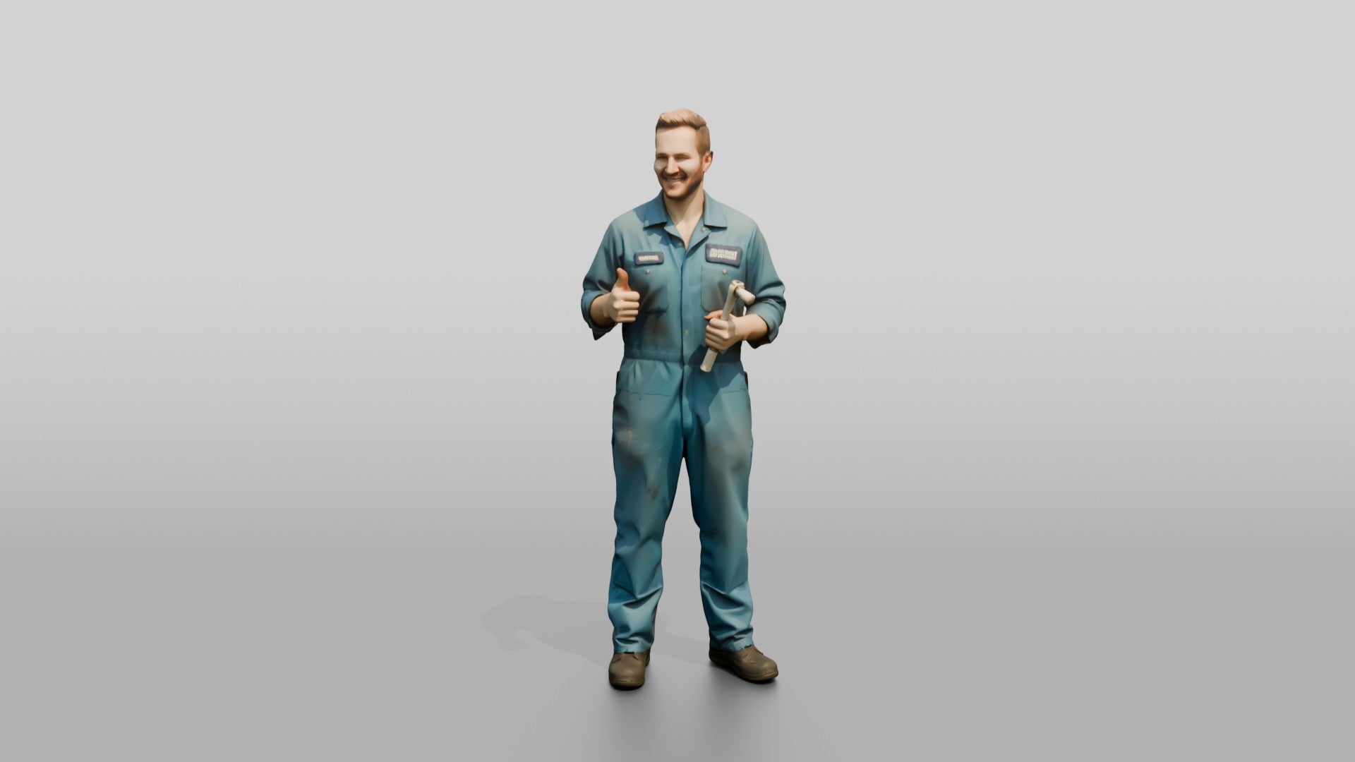 Mechanic Giving a Thumbs-Up