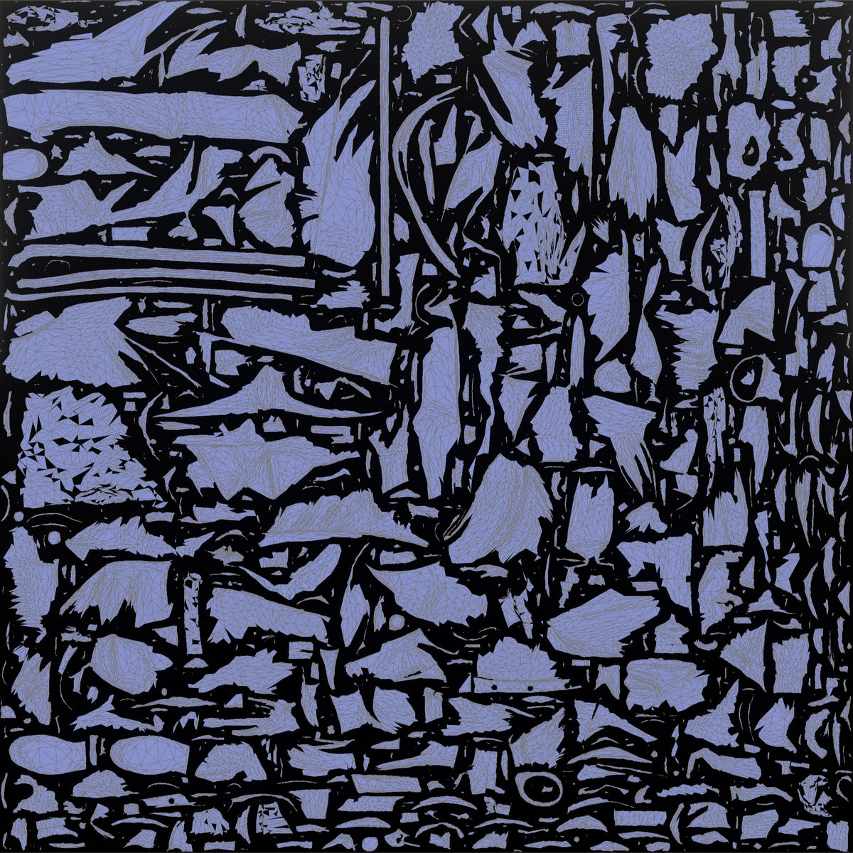 Man Customer Leaning On A Cane - UV layout, normal map