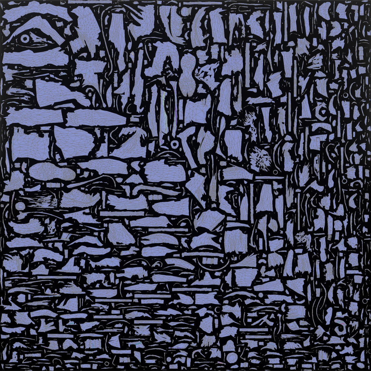 Hiker Walking with Double Trekking Poles - UV layout, normal map