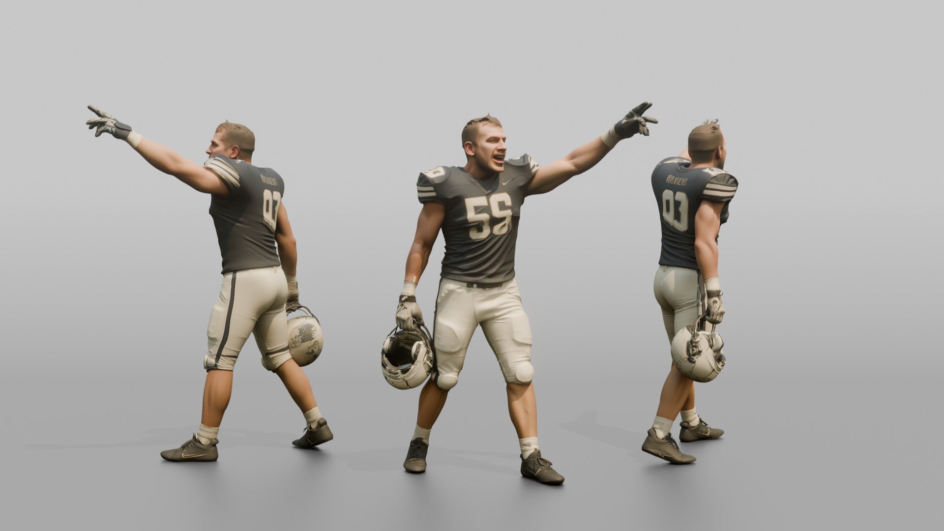 Linebacker Calling Out Defensive Signals