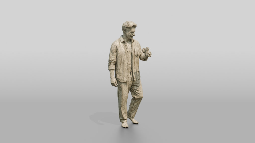 Man with an Orange Cocktail