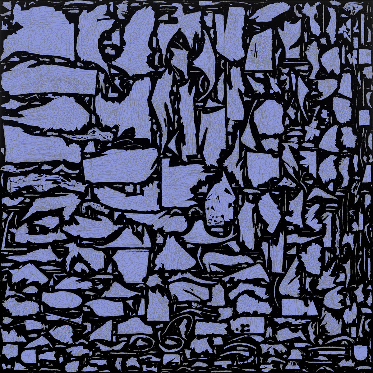 African Man in a Senator-Style Suit Checking His Phone - UV layout, normal map