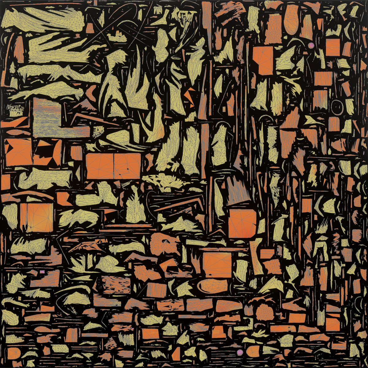 Father Carrying A Stack Of Flattened Moving Boxes - UV layout, metallic roughness map