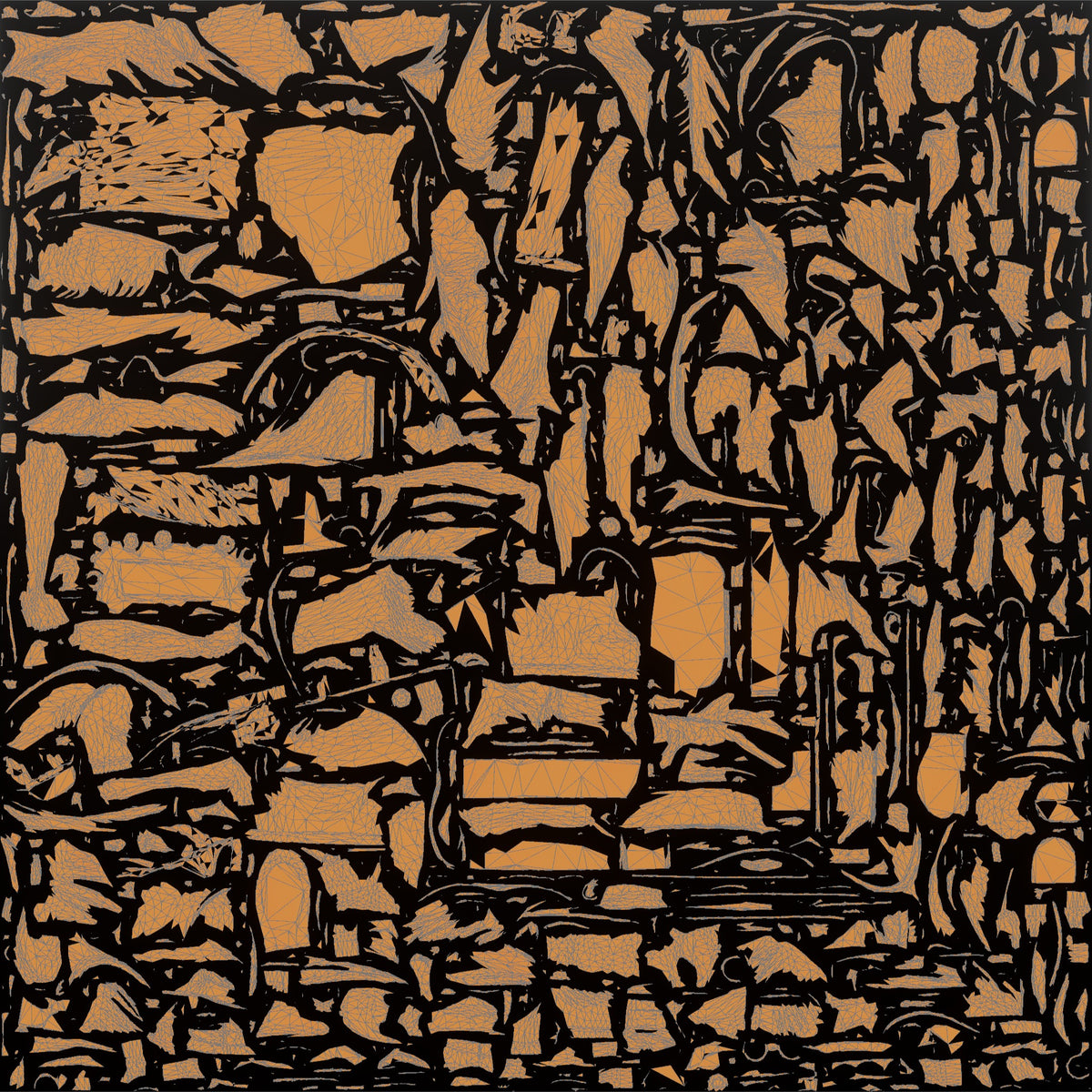 Father Carrying A Case Of Bottled Water On One Shoulder - UV layout, metallic roughness map