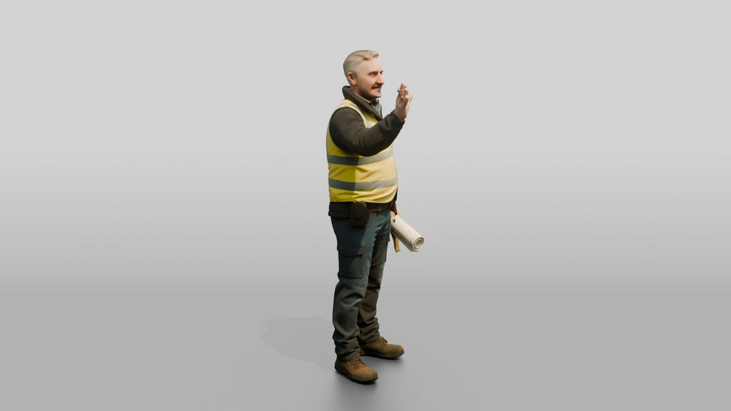 Construction Worker Man 92