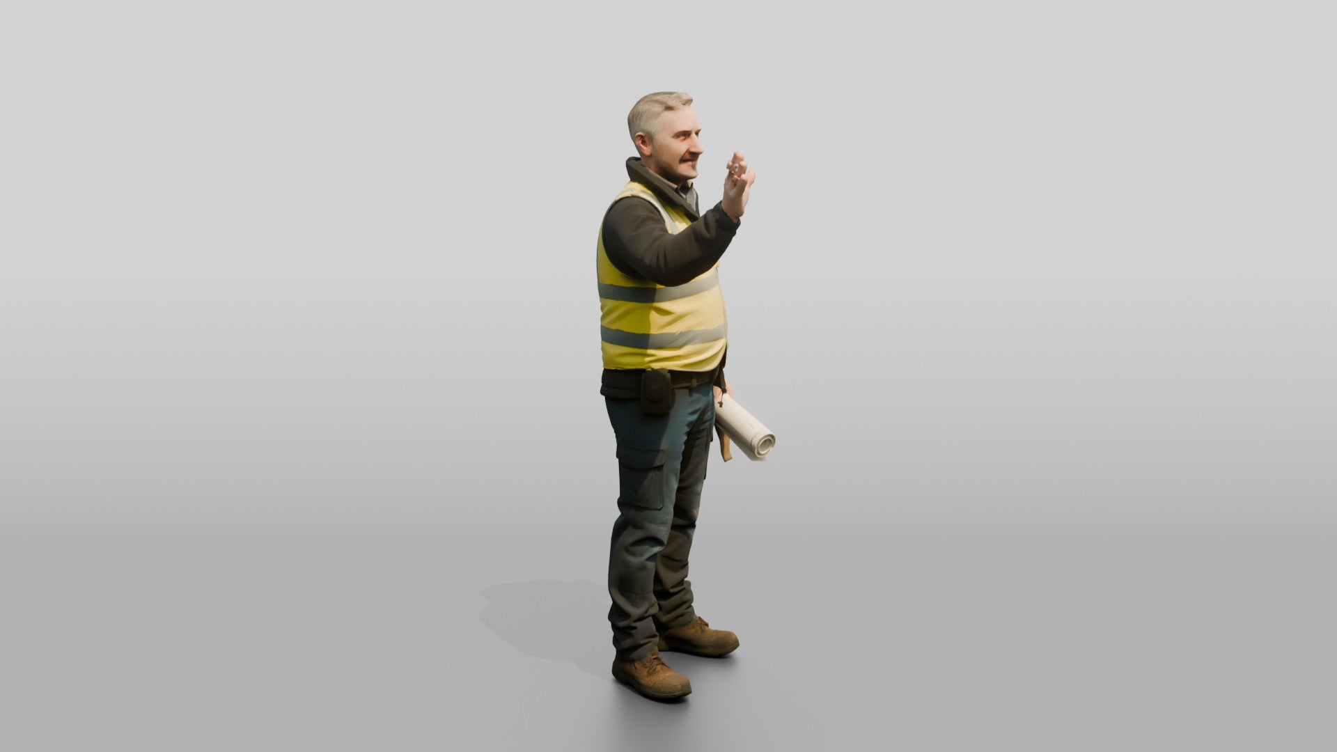Construction Worker Man 92