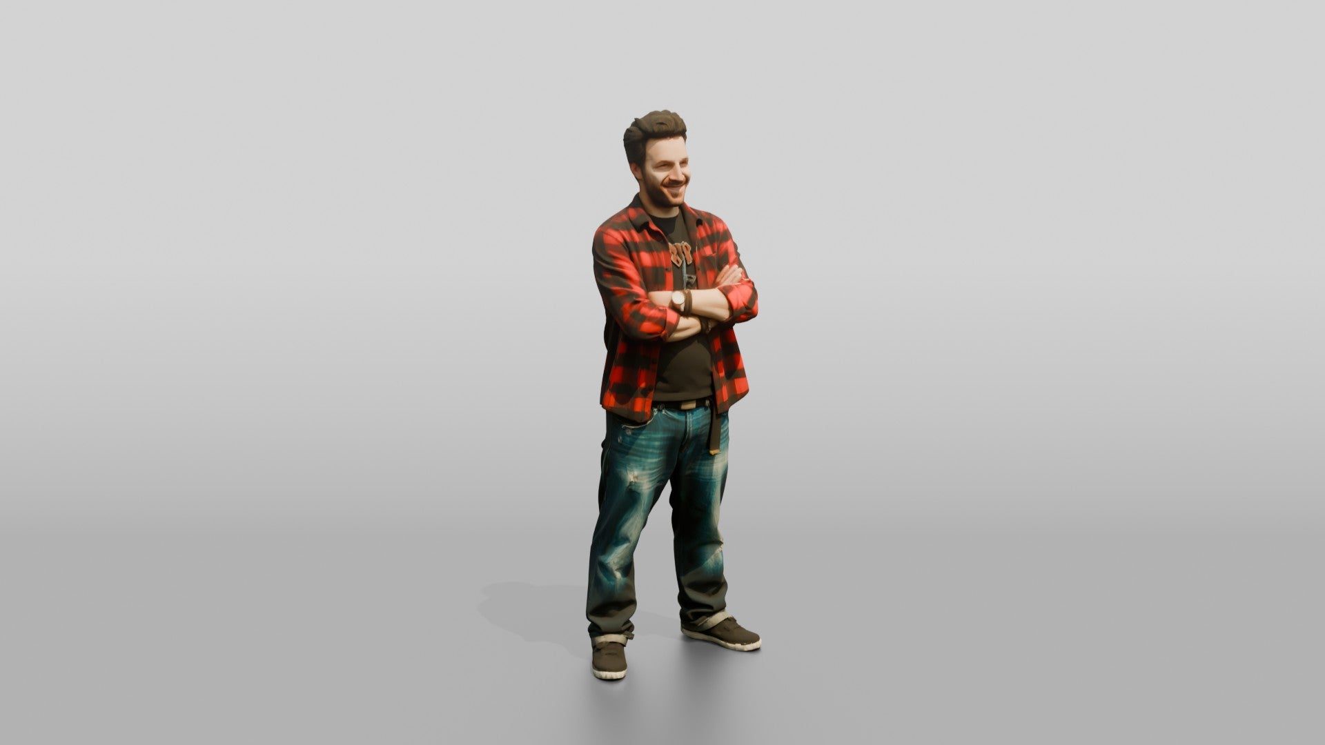 Grunge Skater Man 07