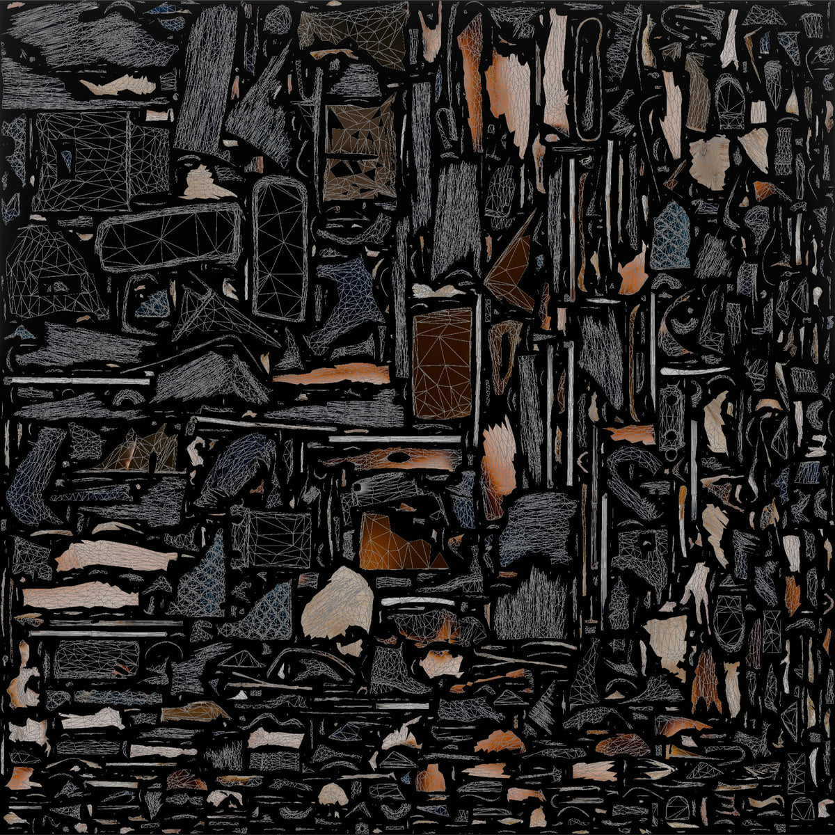 Plus-Size Blonde Woman in Black Dress with Rolling Suitcase - UV layout, base color map
