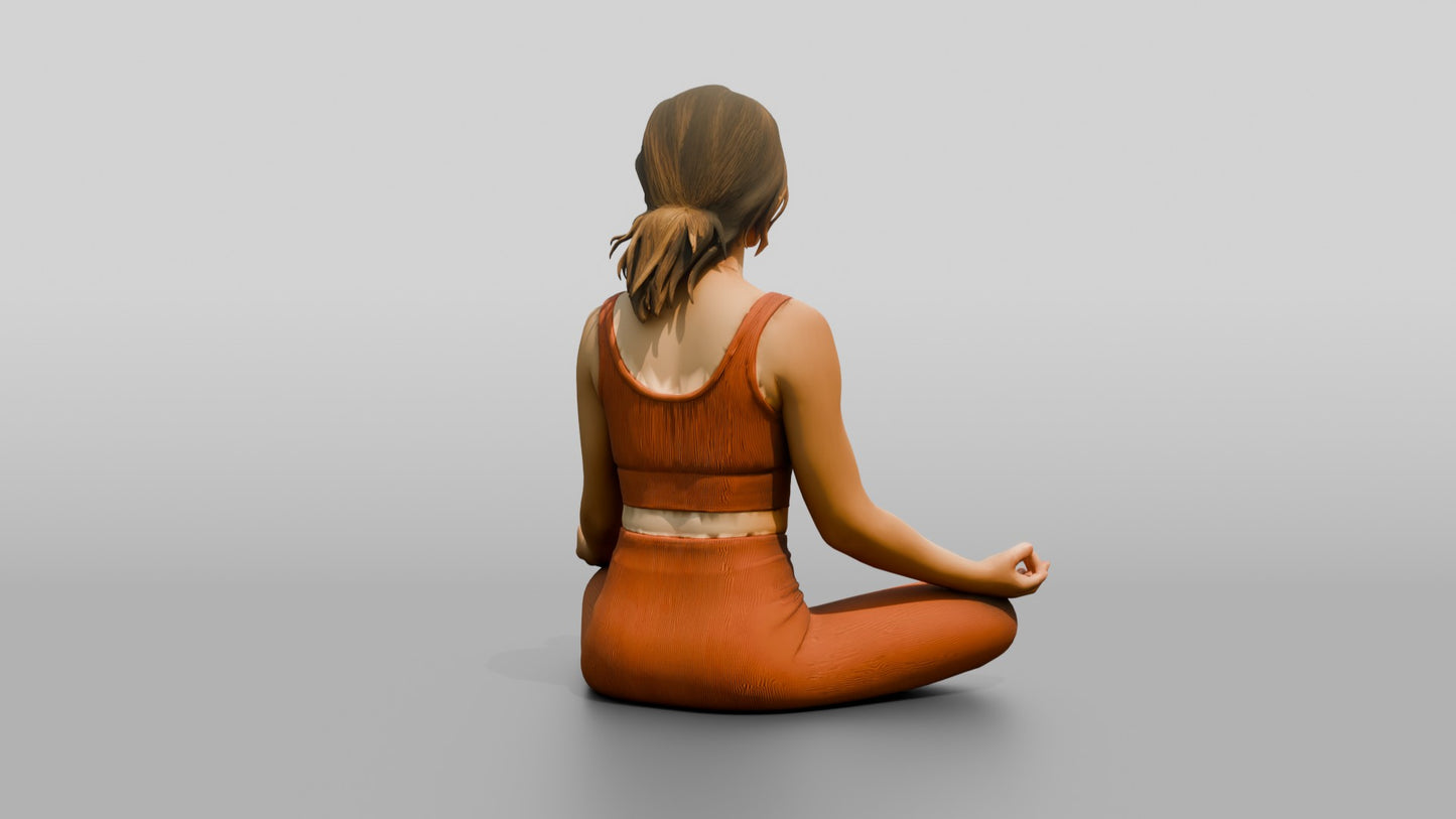 Lotus Meditation Woman