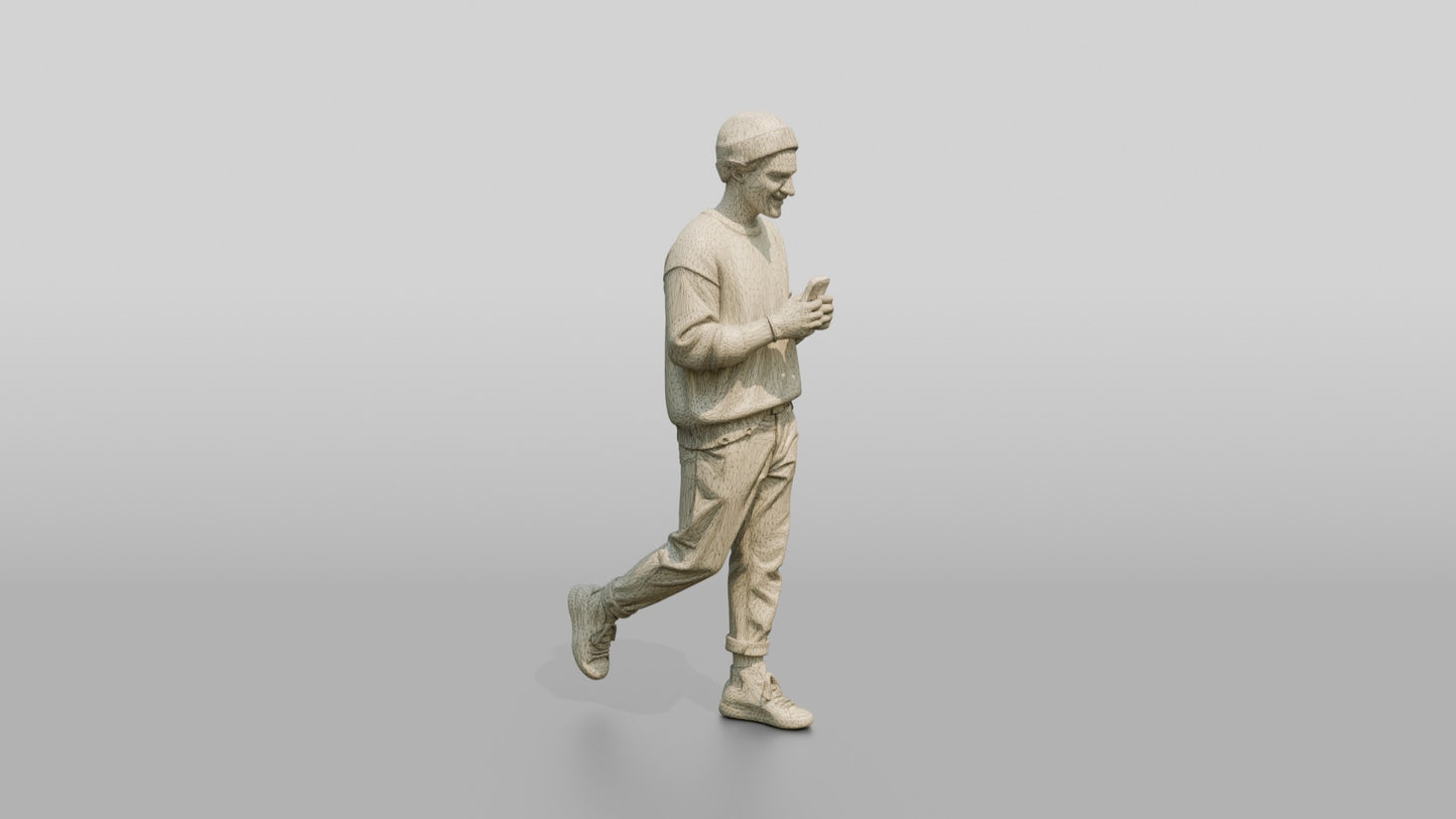 Casual Student Urban Creative Man 01