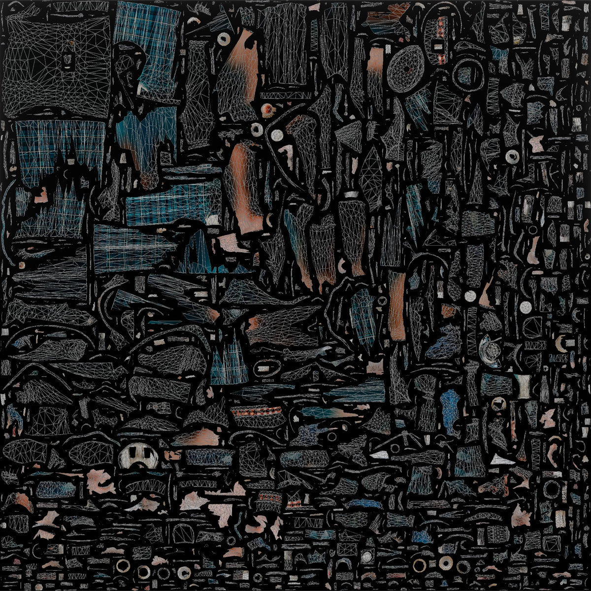 Bagpiper Playing Highland Bagpipes - UV layout, base color map