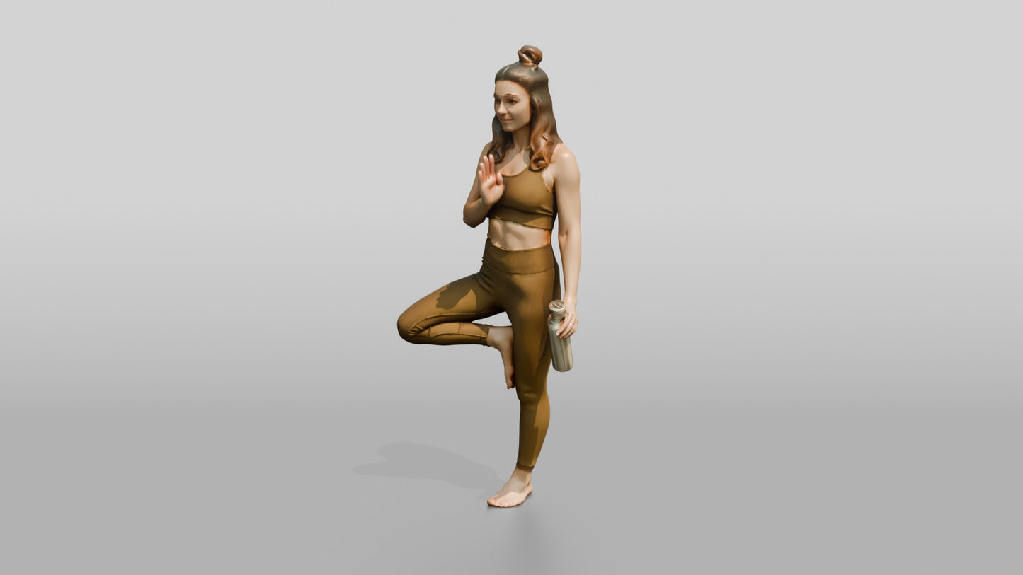 Tree Pose Woman