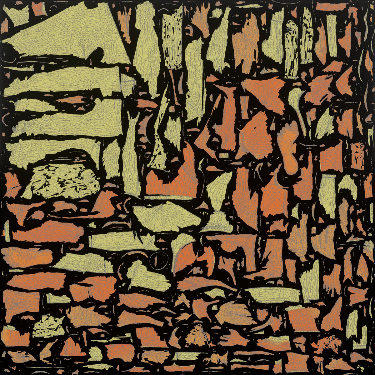 Physique Model Woman Standing With Arms Crossed, Confident Post-workout Stance - UV layout, metallic roughness map