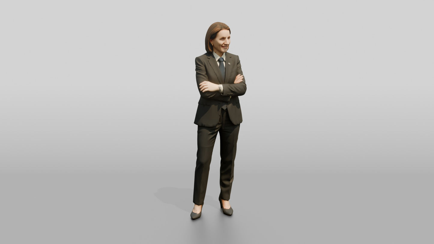Confident Businesswoman with Arms Crossed
