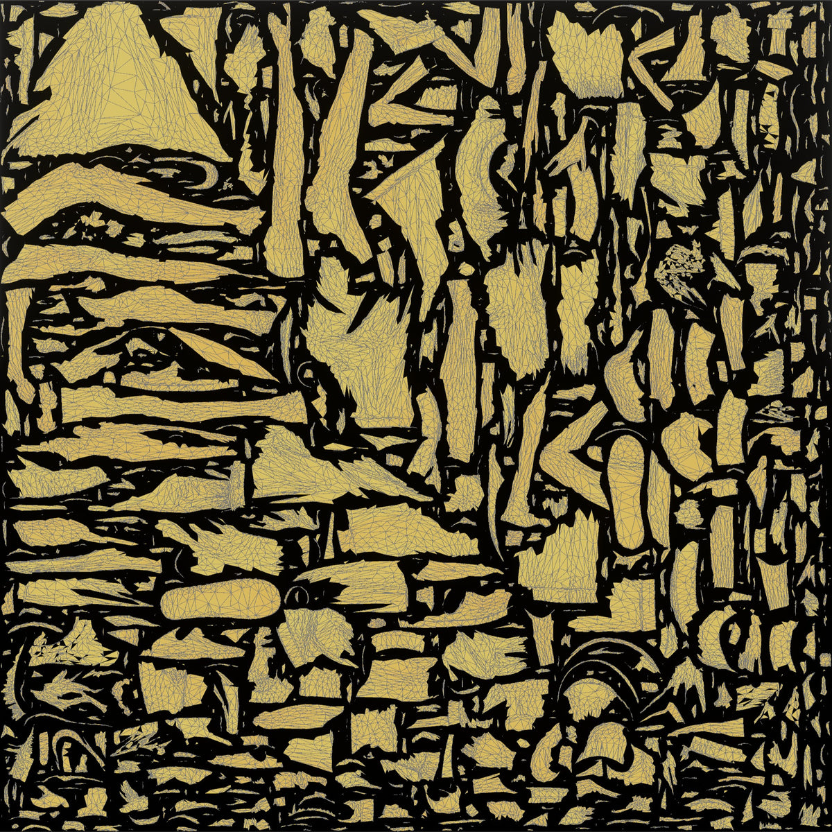 Woman Tying Back Her Hair - UV layout, metallic roughness map