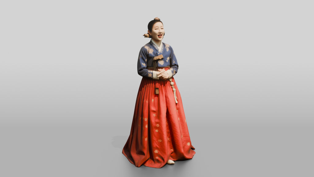 Opera Soprano Singing in Hanbok