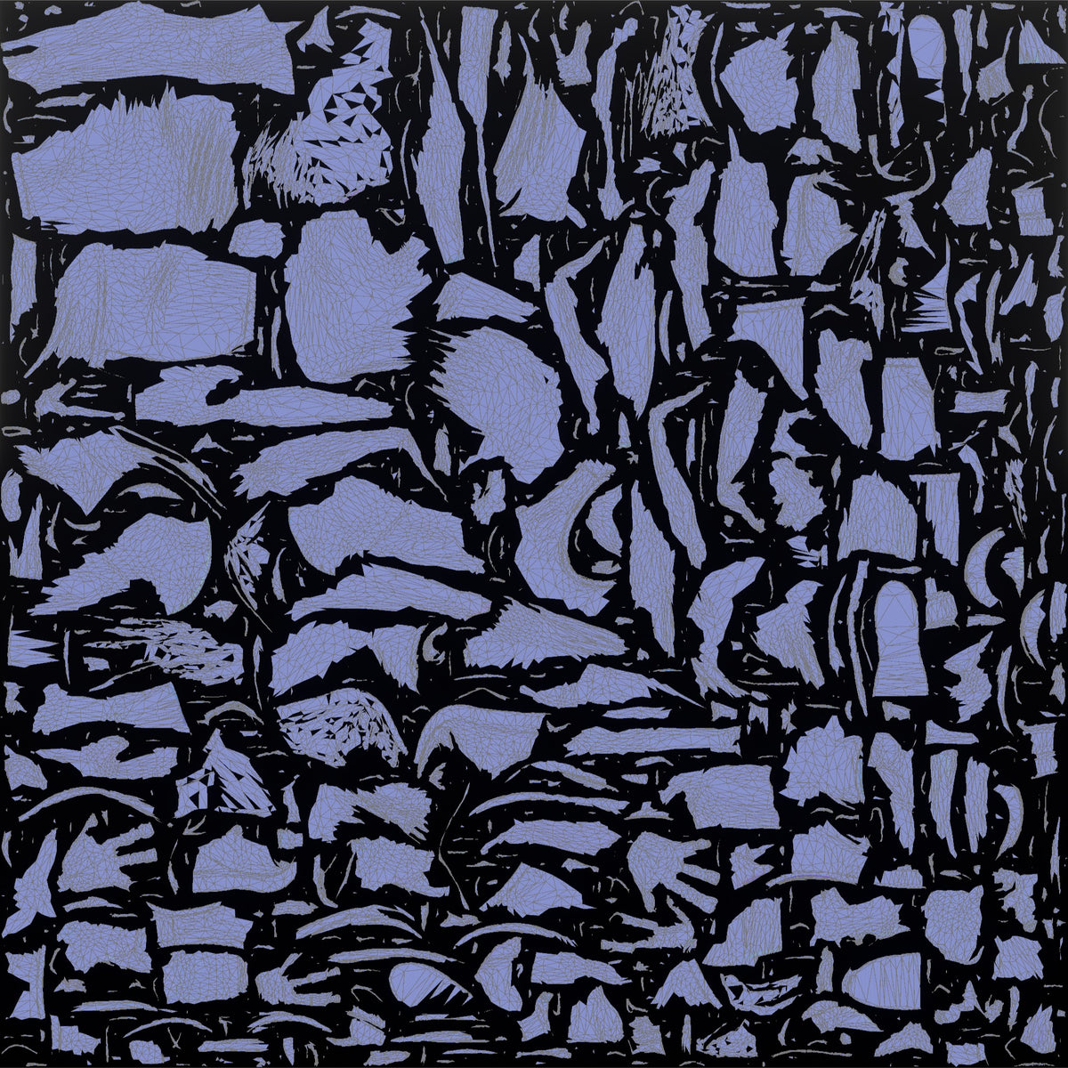 Bodyweight Athlete Man At The Bottom Of A Push-up - UV layout, normal map