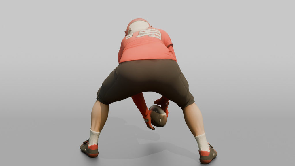 Long Snapper Firing the Ball Back