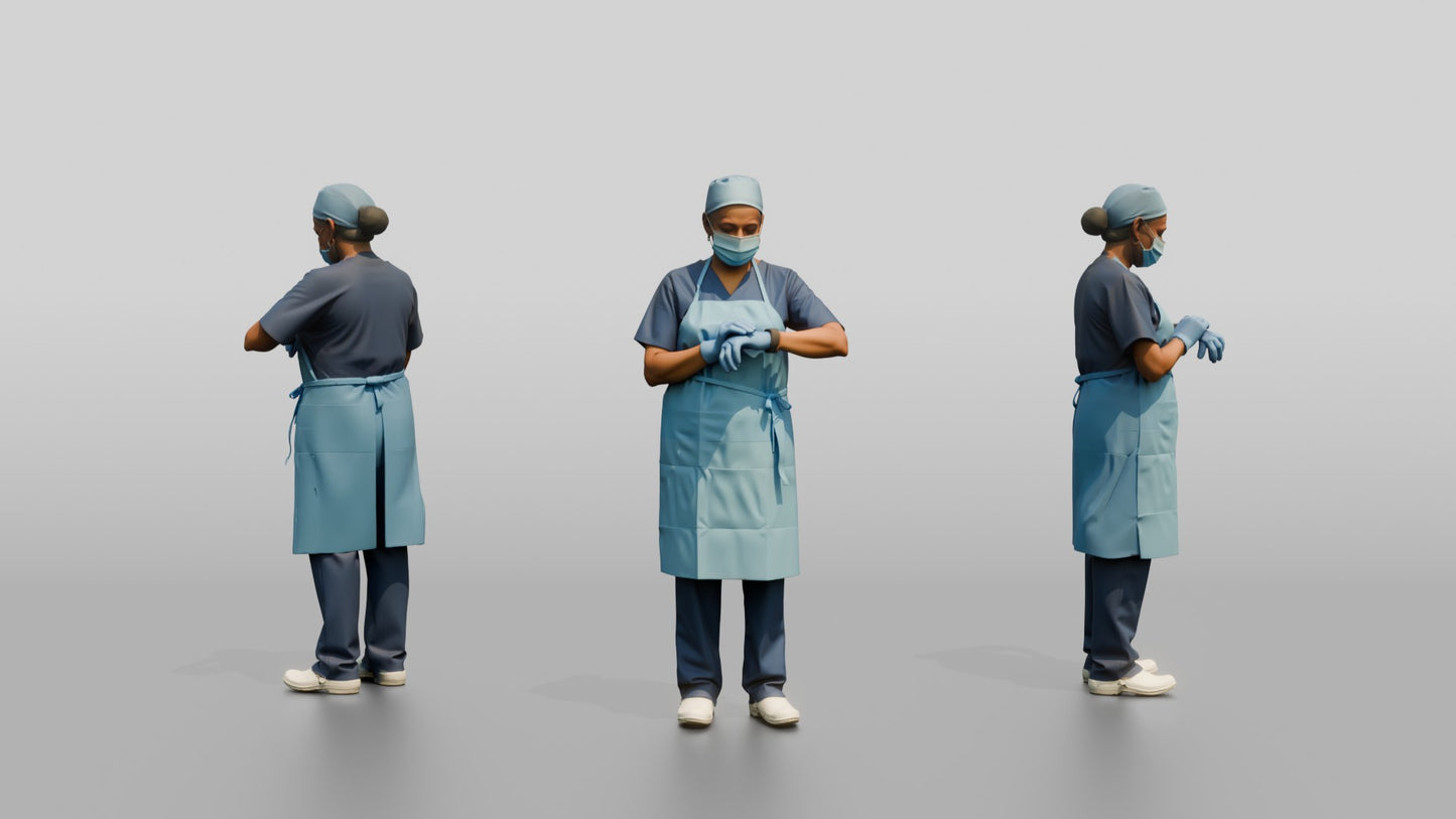 Older South Asian Woman Doctor Checking Watch