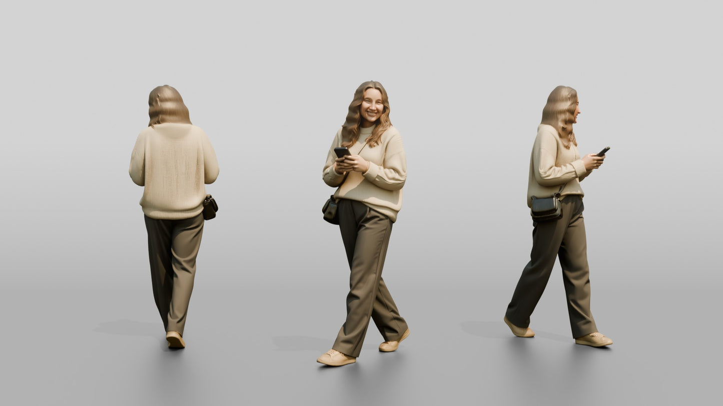 Cozy Oversized Casual Woman 02