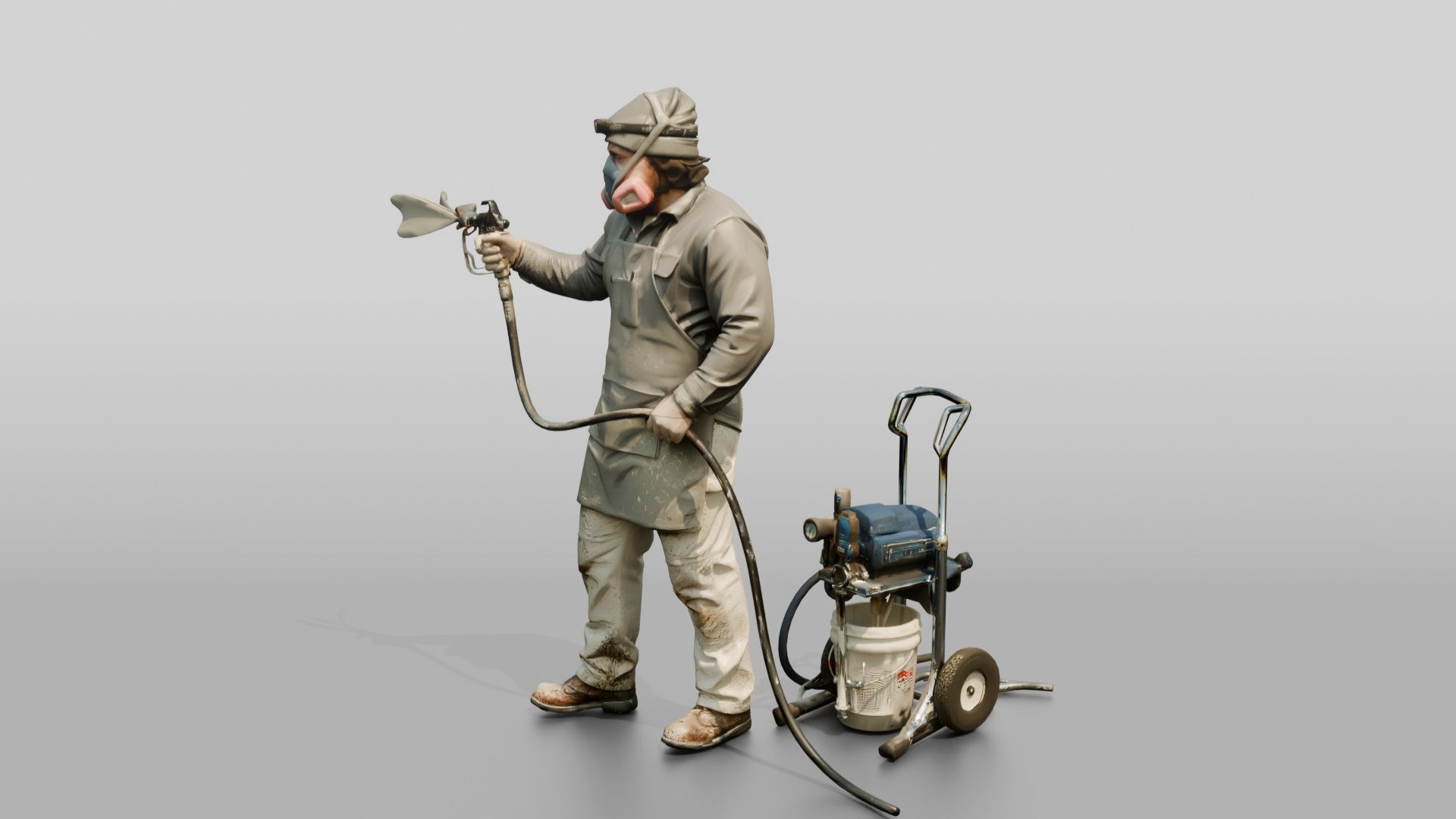 Construction Worker Man 37