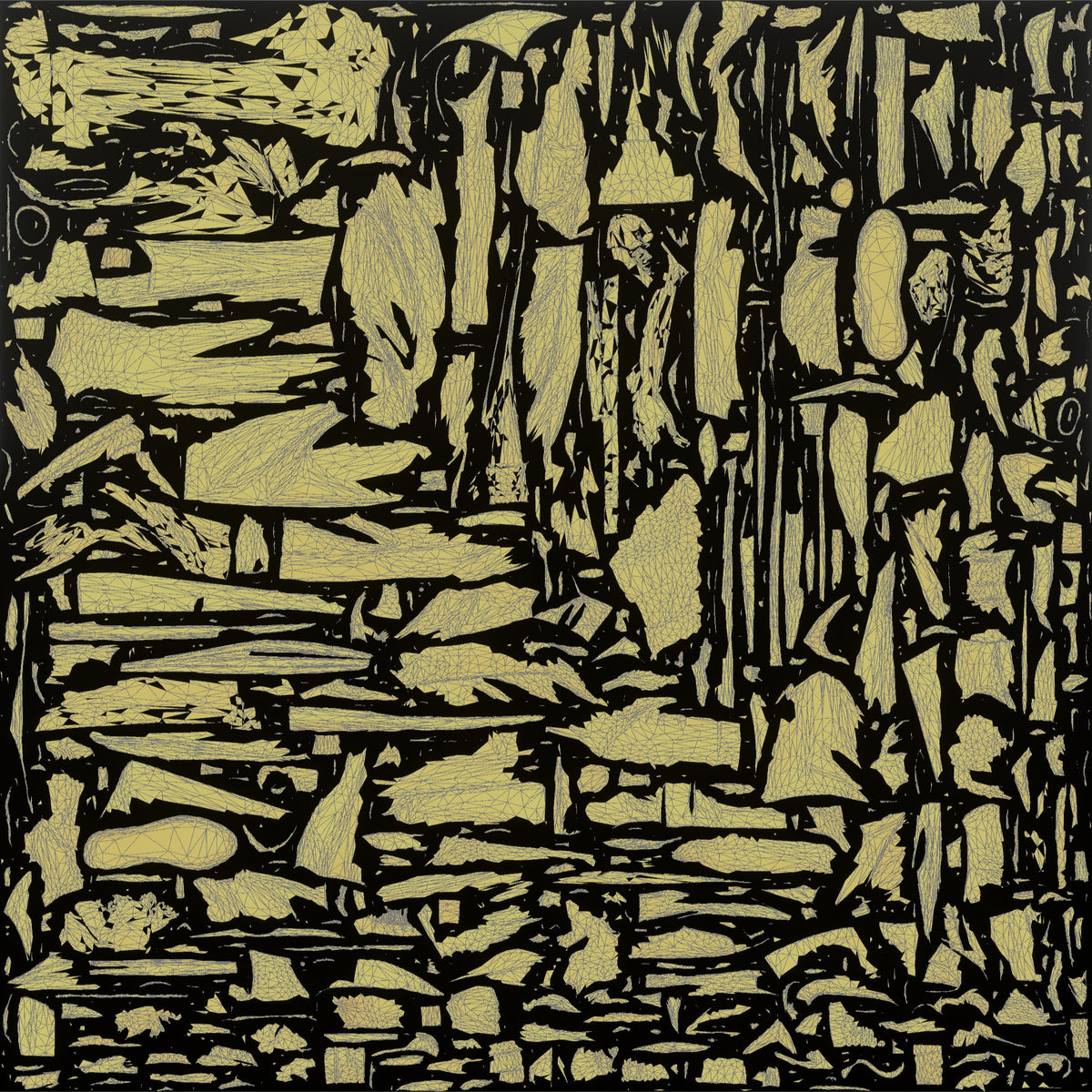 Man Customer Looking At His Reflection While Holding A Dress Shirt Against His Chest - UV layout, metallic roughness map
