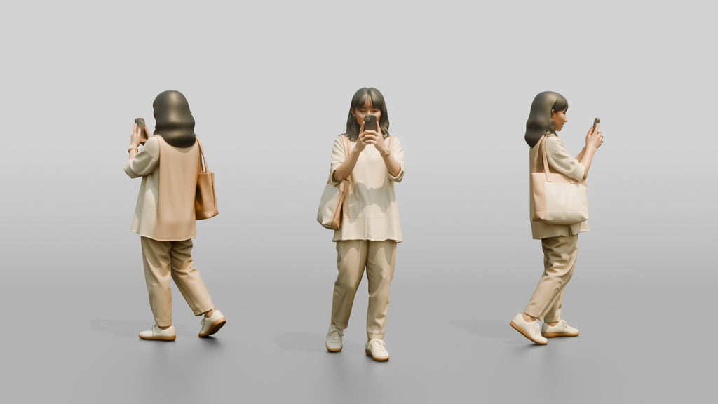 Woman Taking a Photo on Her Phone