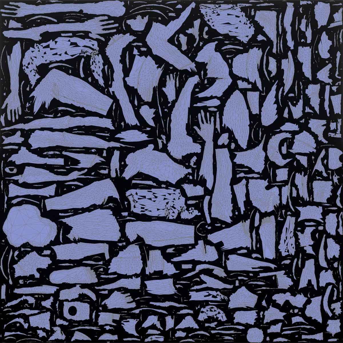 Bodyweight Athlete Woman At The Top Of A Glute Bridge - UV layout, normal map