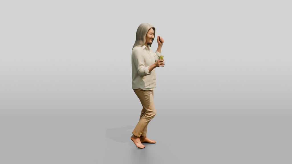 Woman Dancing with Cocktails