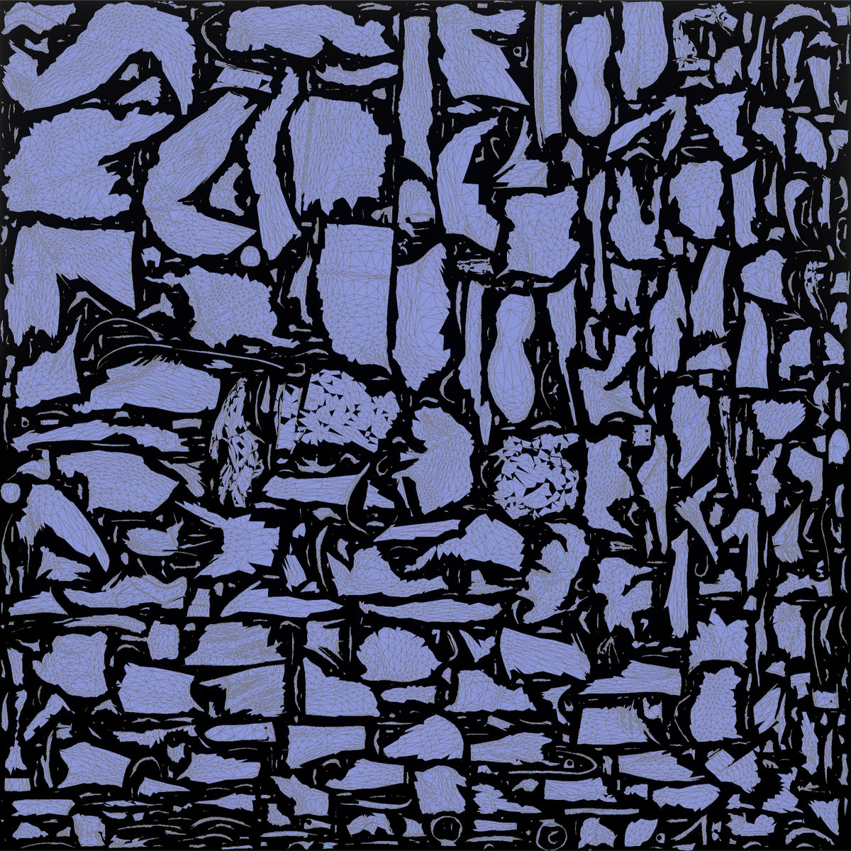Man Squatting with Fitness Gloves - UV layout, normal map