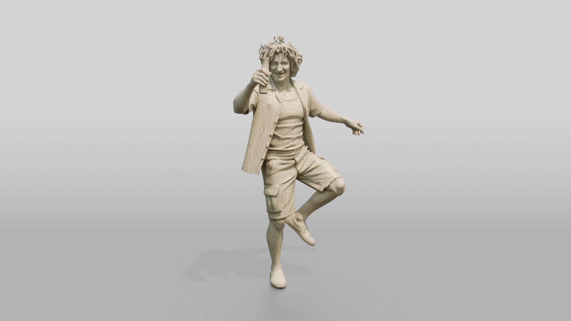 Man Dancing with a Beer