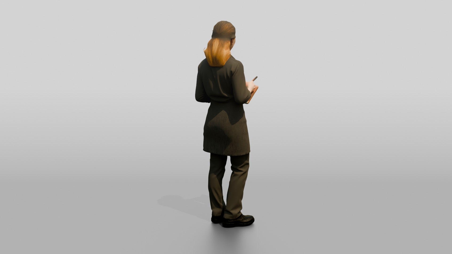 Server Holding an Order Pad