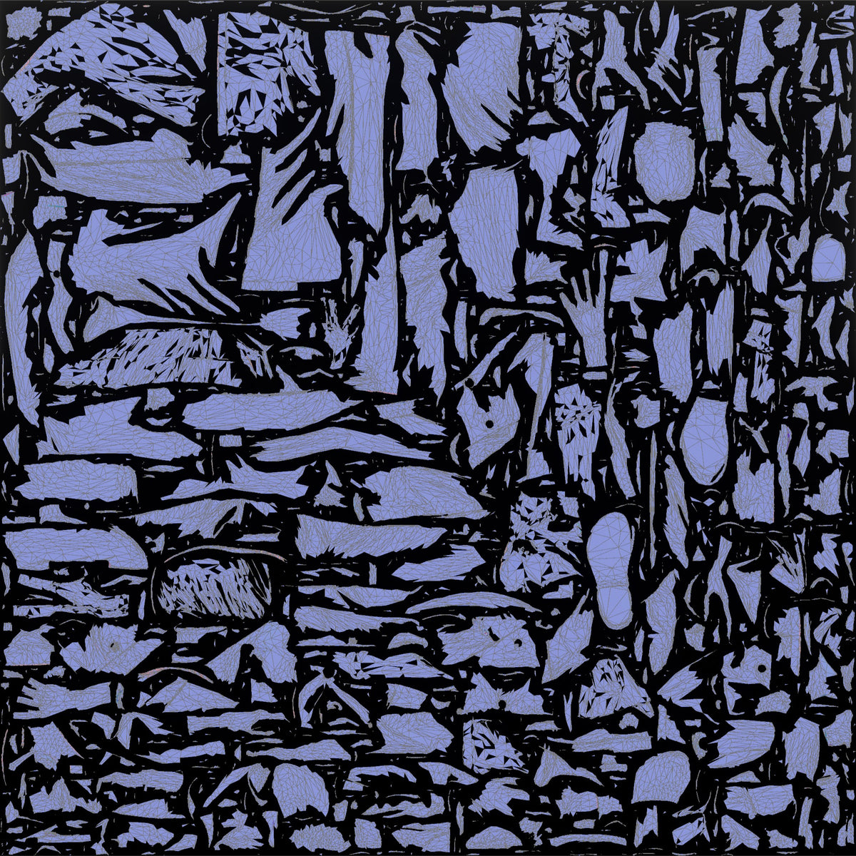Chef Admiring a Seafood Tower - UV layout, normal map