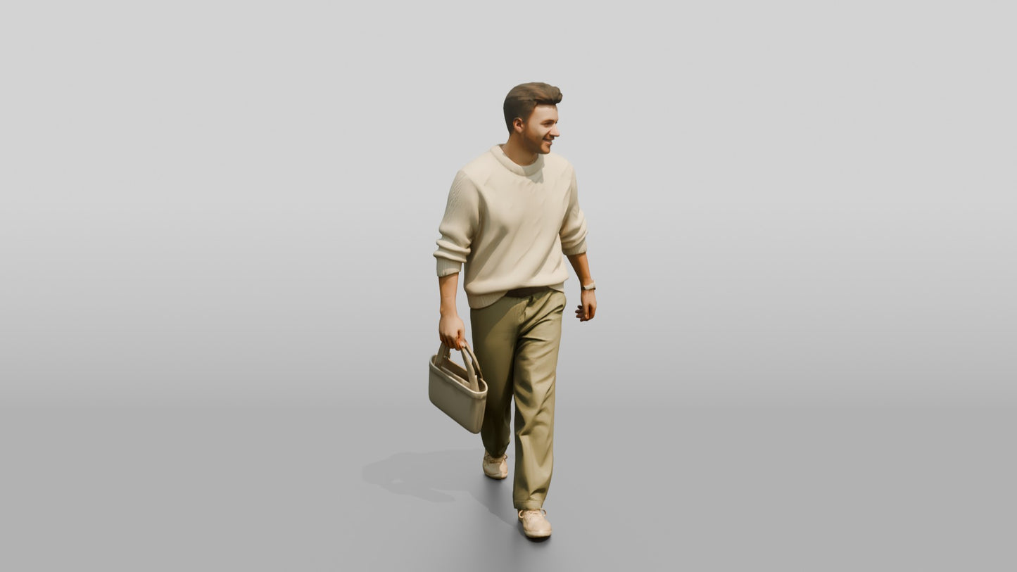 Cozy Oversized Casual Man 09
