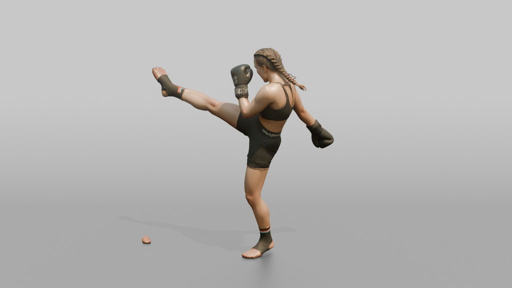 Kickboxer High Front Push Kick