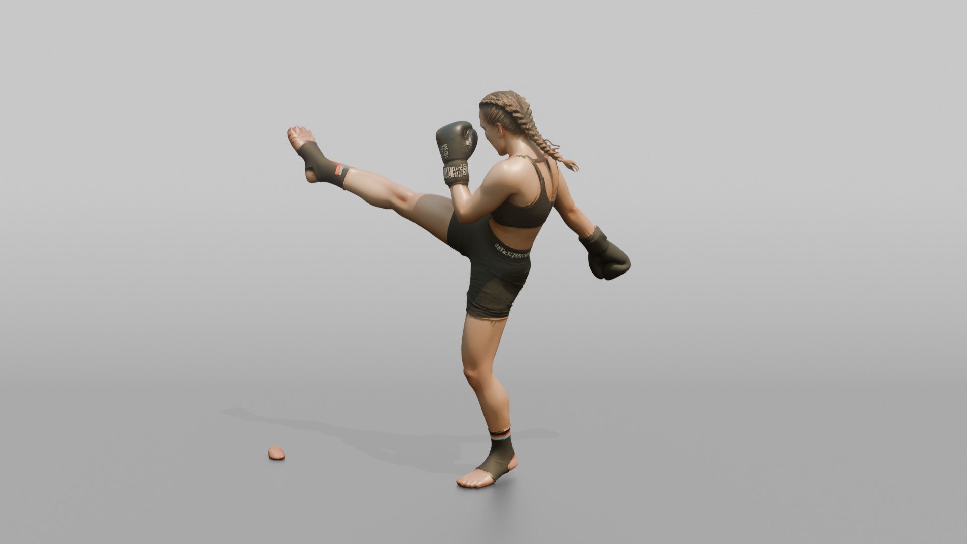 Kickboxer High Front Push Kick