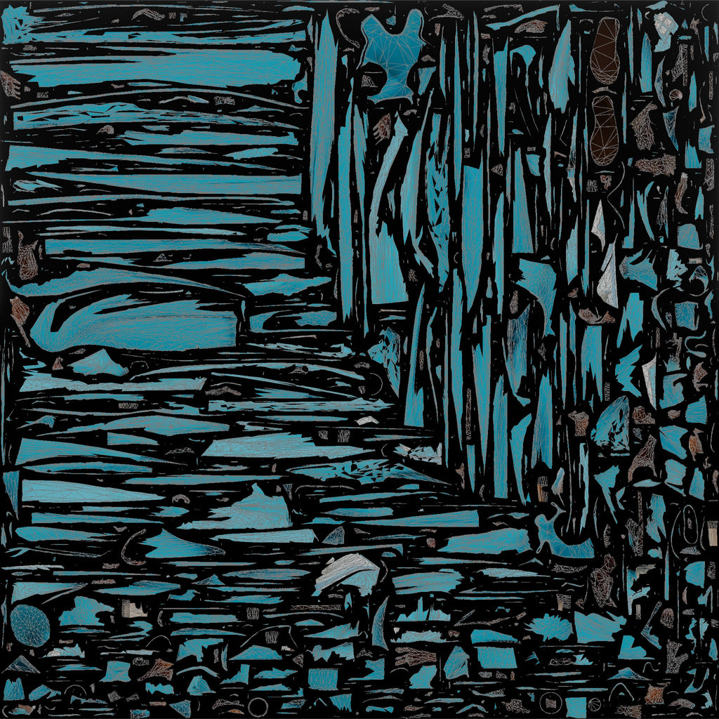 Elderly African Man in a Turquoise Grand Boubou