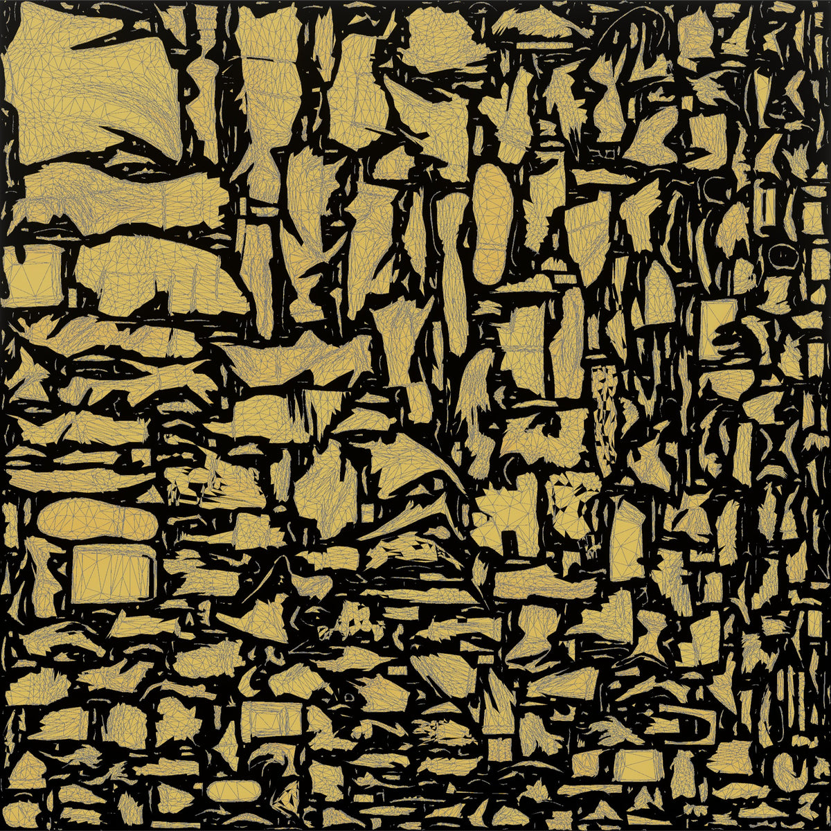 Mechanic Holding an Oil Bottle - UV layout, metallic roughness map