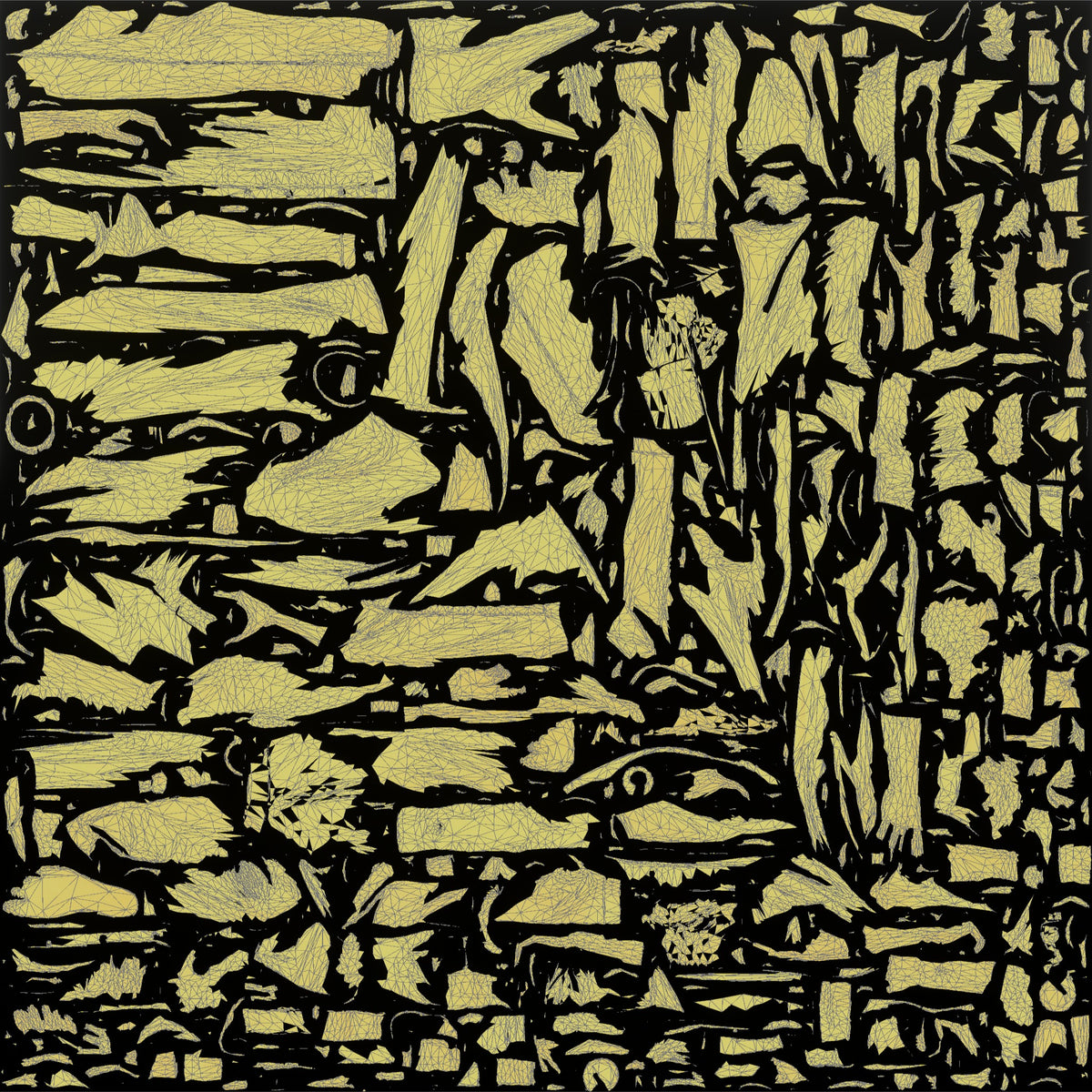 Man with an Orange Cocktail - UV layout, metallic roughness map
