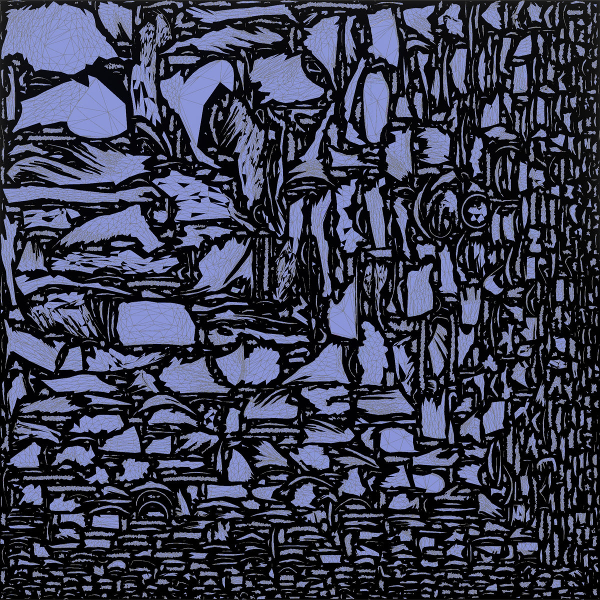 Homeless Woman Sitting Cross-legged - UV layout, normal map