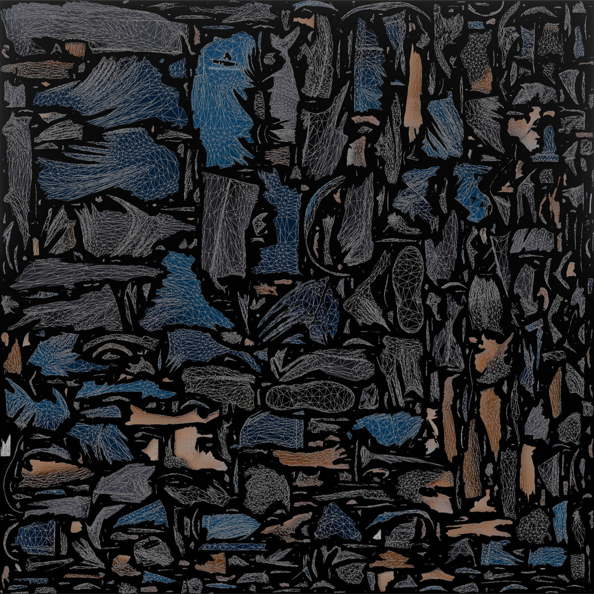 Housekeeping Staff Woman Carrying A Small Trash Bag - UV layout, base color map